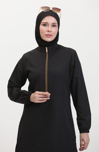 ملابس سباحة للحجاب 24302-01 لون أسود 24302-01