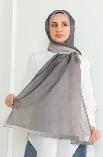 Karaca Gradient Shimmer Schal 81059-08 Grau Beige 81059-08