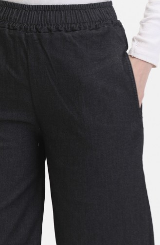 Elastic Waist Jeans 1793F-01 Anthracite 1793F-01