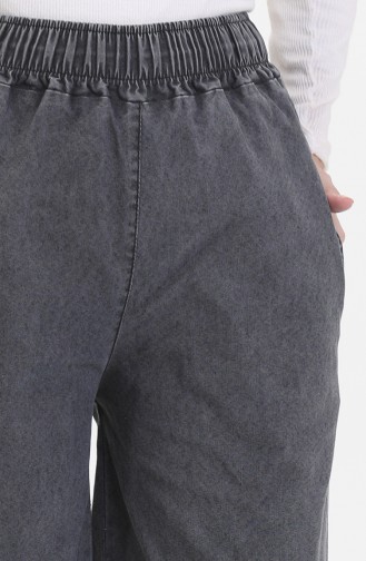 Pantalon Jeans Taille Elastique 1793P-01 Fumé 1793P-01