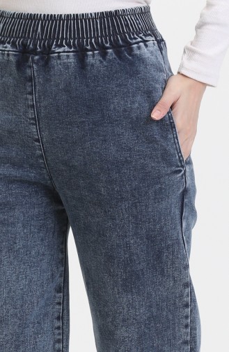 Elastic Waist Jeans 1793S-01 Blue 1793S-01
