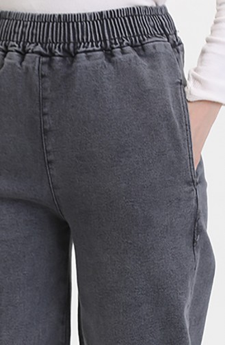 Jeanshose Mit Elastischem Bund 1793U-01 Geräuchert 1793U-01