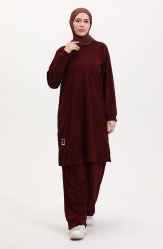 Tunik Pantolon İkili Takım 0565-04 Bordo