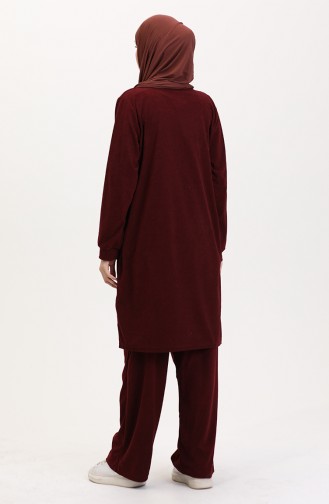 Tunik Pantolon İkili Takım 0565-04 Bordo