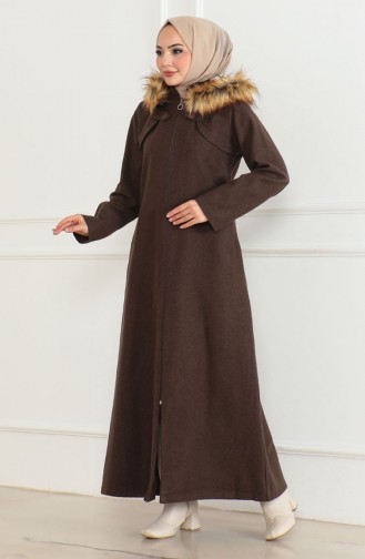 Brown Lange Jas 2058-07