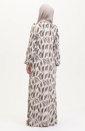 Light Brown Praying Dress 4483AJ-04