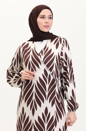 Robe de Prière Couleur Brun 4483AP-01