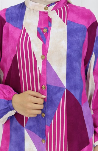 Robe Hijab Fushia 0051-03